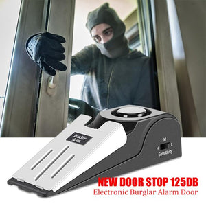 New Door Stop Alarm -Great for Traveling Security Door Stopper Doorstop Safety