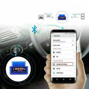 New OBD2 ELM327 V1.5 Bluetooth Wireless Car Scanner Android Torque Auto Scan Tool AU