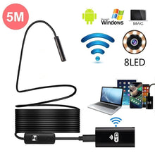 Load image into Gallery viewer, New 5M HD WIFI Endoscope Borescope Inspection Camera Waterproof For iPhone Android