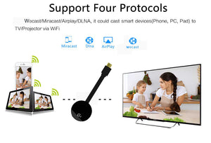 New G4 Wireless TV Anycast WIFI Cor Android iOS For Miracast For Youtube, Facebook HDMI