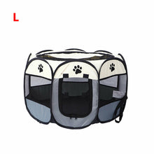 Load image into Gallery viewer, New 8 Panel Pet Kennel Portable Tent Soft Playpen Puppy Large Capacity 91cm*91cm*58cm