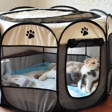 Load image into Gallery viewer, New 8 Panel Pet Kennel Portable Tent Soft Playpen Puppy Large Capacity 91cm*91cm*58cm