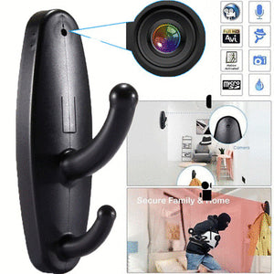 New Mini Clothes Hook Hidden Spy Camera Audio Video Recorder Security DVR Cam