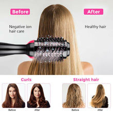 Load image into Gallery viewer, New 3 in 1 Hair Dryer Brush and Volumizer Iron Comb Brush Straightener Curler Styl