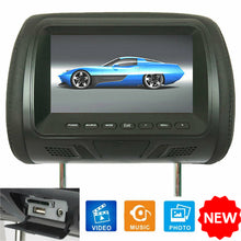 Load image into Gallery viewer, New 7&quot; HD Car Digital Headrest Monitor USB IR SD Video Game DVD Player AU