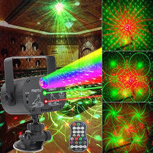 Load image into Gallery viewer, New Rechargeable Laser Stage Lights 240 Pattern RGB LED Projector DJ Disco Party
