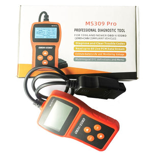 New MS309 Pro Car Fault Detector Battery Tester OBD2 EOBD Scanner Code Reader