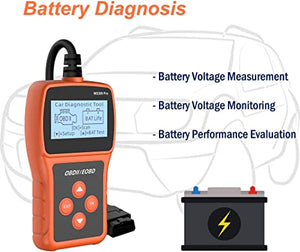New MS309 Pro Car Fault Detector Battery Tester OBD2 EOBD Scanner Code Reader