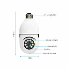 Load image into Gallery viewer, New Full HD 1080P Wireless Wifi IP Camera E27 Bulb Home Security Lamp Light Cam 360°