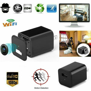 New HD 1080P Phone Charger Wifi Camera USB Wall Charger Hidden Spy Video Recorder Home Security