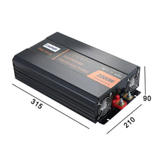 Load image into Gallery viewer, New Pure Sine Wave Peak 4000W Constant 2000W 12v-240v Car Inverter, With LCD Display USB 2.1A