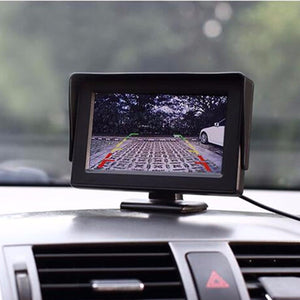 New Car Rear View Kit 4.3" LCD Monitor Parking Reversing Camera Day/Night Vision
