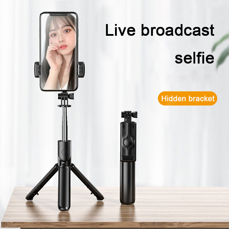 New Selfie Stick Wireless bluetooth Tripod Selfie 2 In 1 Extendable Foldable Remote Control