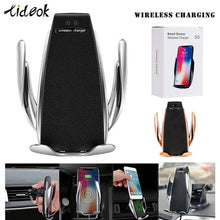 Load image into Gallery viewer, New Automatic Clamping 10W Wireless Car Charger S5 Fast Charging Phone Holder Mount in Car