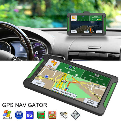 New 7 Inch GPS Touch Screen Car Truck Navigation System Portable 8GB FM Transmitter GPS Navigator
