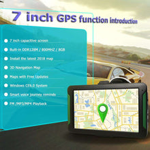 Load image into Gallery viewer, New 7 Inch GPS Touch Screen Car Truck Navigation System Portable 8GB FM Transmitter GPS Navigator