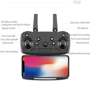 ﻿New S89 Quadcopter 4K HD Dual Camera Height Maintainable Foldable Mini Drone Wifi FPV