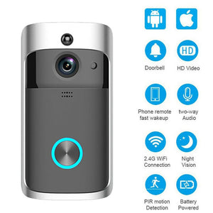 New Smart WiFi Wireless Doorbell + 3 x 18650 Rechargeable Batteries