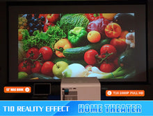 Load image into Gallery viewer, New T10 LED Full HD 1080P Android OS WiFI + Bluetooth Projector 4000 lumens Home Theater