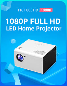 New T10 LED Full HD 1080P Android OS WiFI + Bluetooth Projector 4000 lumens Home Theater