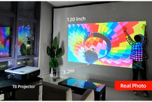 Load image into Gallery viewer, New Real Full HD 2020 T8 Native 1920*1080P HDMI VGA USB Home Theater Projector {See Demo Video}