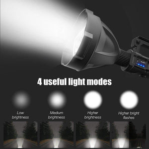 New Outdoor P70 Floodlight Rechargeable Powerful Led Searchlight High power Spot Light