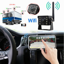 Load image into Gallery viewer, New HD WiFi Wireless Backup Camera for Trucks Campers Trailer Hitch Rear View Camera
