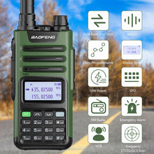 Load image into Gallery viewer, New Baofeng UV-13 PRO Walkie Talkie 10W High Power 999 Ch Dual Band UHF VHF Radio USB Charger