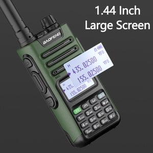 New Baofeng UV-13 PRO Walkie Talkie 10W High Power 999 Ch Dual Band UHF VHF Radio USB Charger