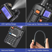 Load image into Gallery viewer, New Baofeng UV-5R Dual Band Radio Outdoor Intercom 5w Radio Rechargeable Portable Walkie Talkie