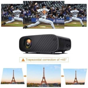High-end Android 22000 Lumens Projector Listed Mini WiFi Mobile Phone Same Screen Projector 3D 1080P