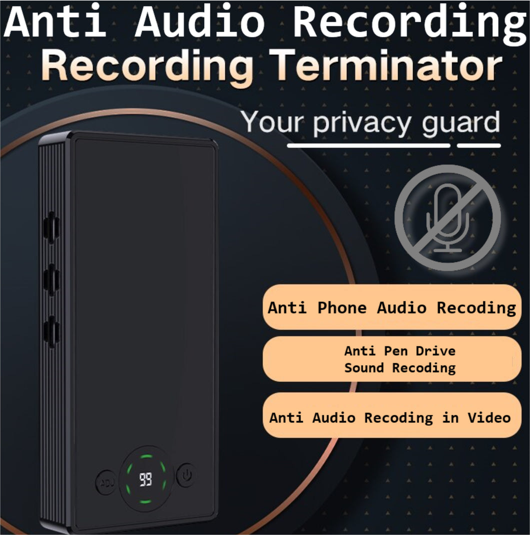 New Anti Voice Recording Blocker Remote Control Voice Jam For Travel Privacy Partner
