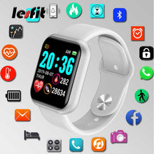 Load image into Gallery viewer, New Smart Watch Sports Wristband Waterproof Blood Pressure Heart Rate Monitor Step