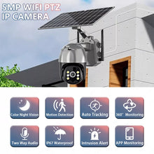 Load image into Gallery viewer, New 6 Batteries Solar WIFI IP Camera Chargeable Wireless PTZOutdoor CCTV Security Surveillance