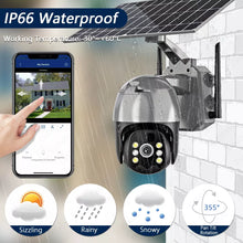 Load image into Gallery viewer, New 6 Batteries Solar WIFI IP Camera Chargeable Wireless PTZOutdoor CCTV Security Surveillance