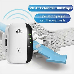 New 300 Mbps Wi-Fi Wireless Network Repeater Router High Power Wireless Signal Amplifier
