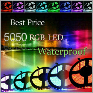 New 12V 5M Smart Wifi LED Strip Lights 5050 RGB Waterproof Alexa Google Home