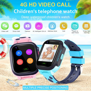 New Children s Smart Watch HD Video Call 4G Full Netcom WiFi Chat GPS Positioning Watch for Kids